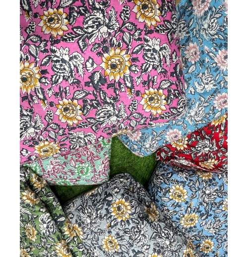 Sold By Yard Indian hand Block Printed Cotton Fabric, traditional print Hand Stamped Indian cotton Fabric cotton fabrics Sold By Yard Indian hand Block Printed Cotton Fabric, traditional print Hand Stamped Indian cotton Fabric cotton fabrics