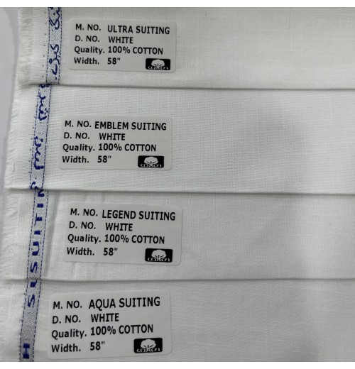 Cotton White Suiting fabric High quality men's suiting fabric cotton heavy weight cotton fabric formal suits Cotton White Suiting fabric High quality men's suiting fabric cotton heavy weight cotton fabric formal suits