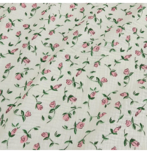Wholesale Fast Delivery 100% Cotton Floral Liberty London Print Double Cotton Gauze Fabrics For Home Clothes Wholesale Fast Delivery 100% Cotton Floral Liberty London Print Double Cotton Gauze Fabrics For Home Clothes