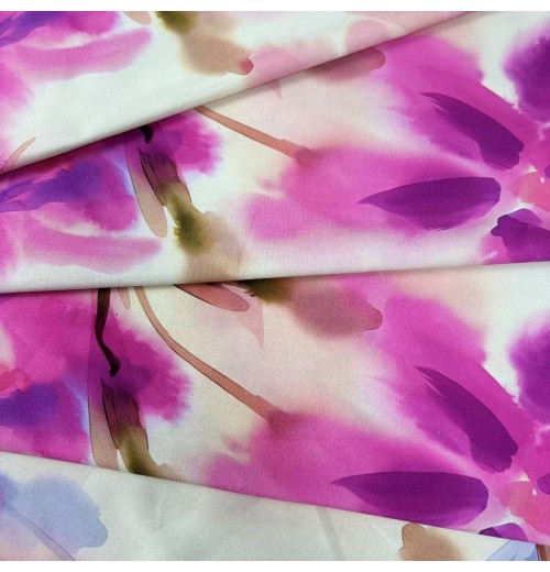 Spandex Shirt Fabric Cotton Poplin Digital Printed for Ladies' Shirts, Skirts or Dresses - 1110# Spandex Shirt Fabric Cotton Poplin Digital Printed for Ladies' Shirts, Skirts or Dresses - 1110#