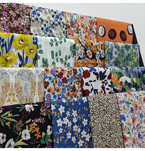 HAPPEAK Hot Sales Cotton Tana Lawn Liberty London Floral Printed Fabric Custom Digital Print Cotton Liberty Fabric For Garment HAPPEAK Hot Sales Cotton Tana Lawn Liberty London Floral Printed Fabric Custom Digital Print Cotton Liberty Fabric For Garment