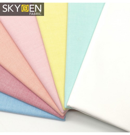 Skygen soft colorful wholesale cotton fabric mens women fabrics textiles plain woven fabric Skygen soft colorful wholesale cotton fabric mens women fabrics textiles plain woven fabric