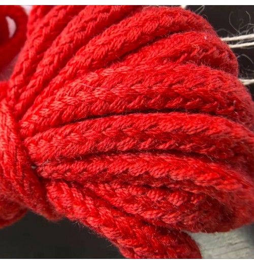 Hot Sell High Quality Woven Cotton 6.5mm Tear Resistant Multi-Purpose 100% Cotton Rope Hot Sell High Quality Woven Cotton 6.5mm Tear Resistant Multi-Purpose 100% Cotton Rope