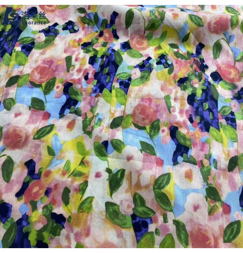 Textile Liberty London Oil Painting Printed Tana Lawn 100% Cotton Fabric For Garments Textile Liberty London Oil Painting Printed Tana Lawn 100% Cotton Fabric For Garments
