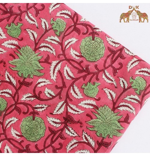 New Collection Of Cotton handblock Floral textile fabric cotton cambric soft export quality fabric for dress & home textile New Collection Of Cotton handblock Floral textile fabric cotton cambric soft export quality fabric for dress & home textile