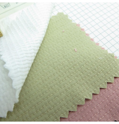 Wholesale combed stripe wave jacquard thick 100% cotton fabric Double-deck embroidery fabric for jacket, pants, dress Wholesale combed stripe wave jacquard thick 100% cotton fabric Double-deck embroidery fabric for jacket, pants, dress