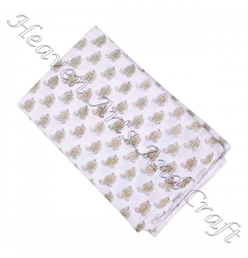 Hand Block Cotton Fabric Hand Block Cotton Fabric